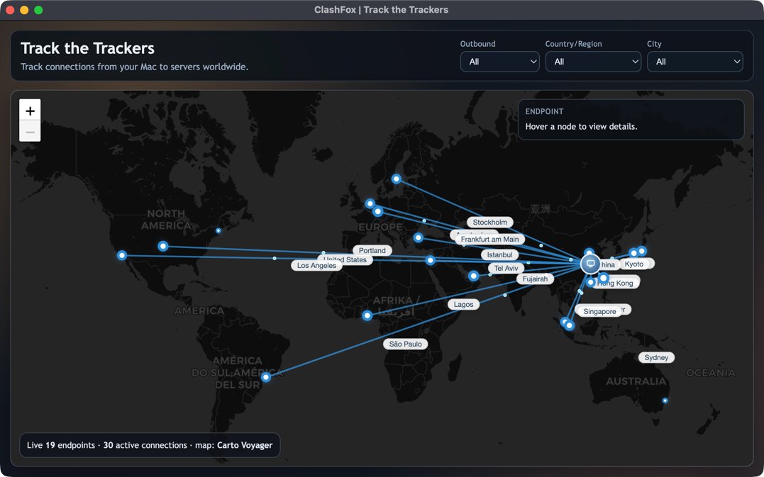 Trackers - DNS and BitTorrent tracker status monitor